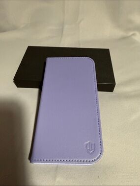 Lavender Flip Wallet Phone Case with Card Slots
